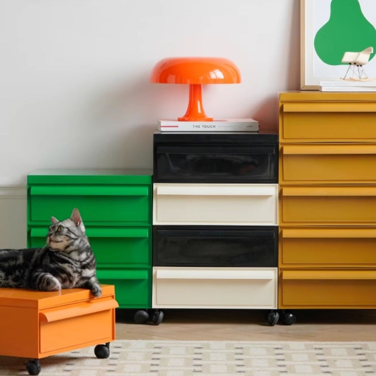 Wood Lab 移動抽屜櫃 (3-5層可選)